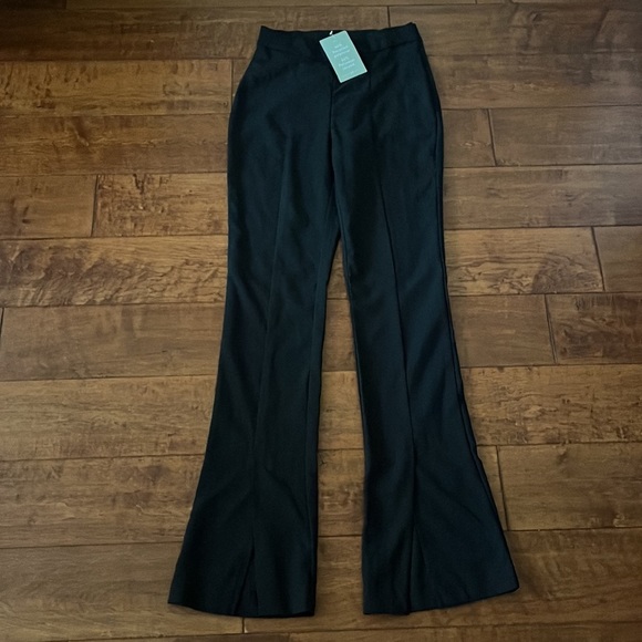 NWT H&M Black Split Hem Size 2 - Picture 3 of 12